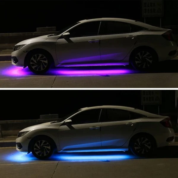 CAR LIGHTS (UNDER BODY) RGB WATER PROOF STRIPS WITH REMOTE